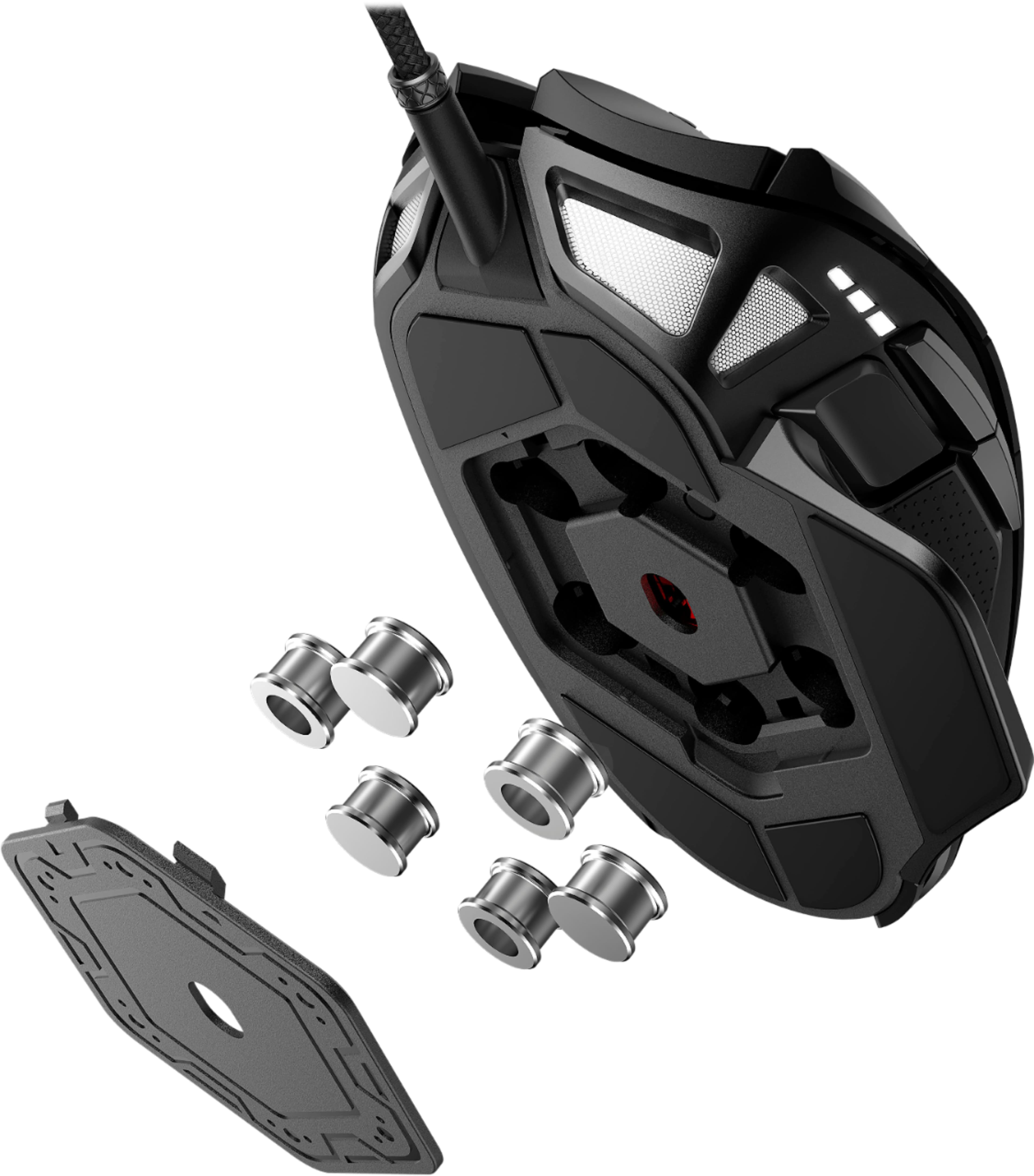 Alt View 17. CORSAIR - Nightsword RGB Tunable FPS/MOBA Wired Optical Gaming Mouse with Adjustable Weights - Black.