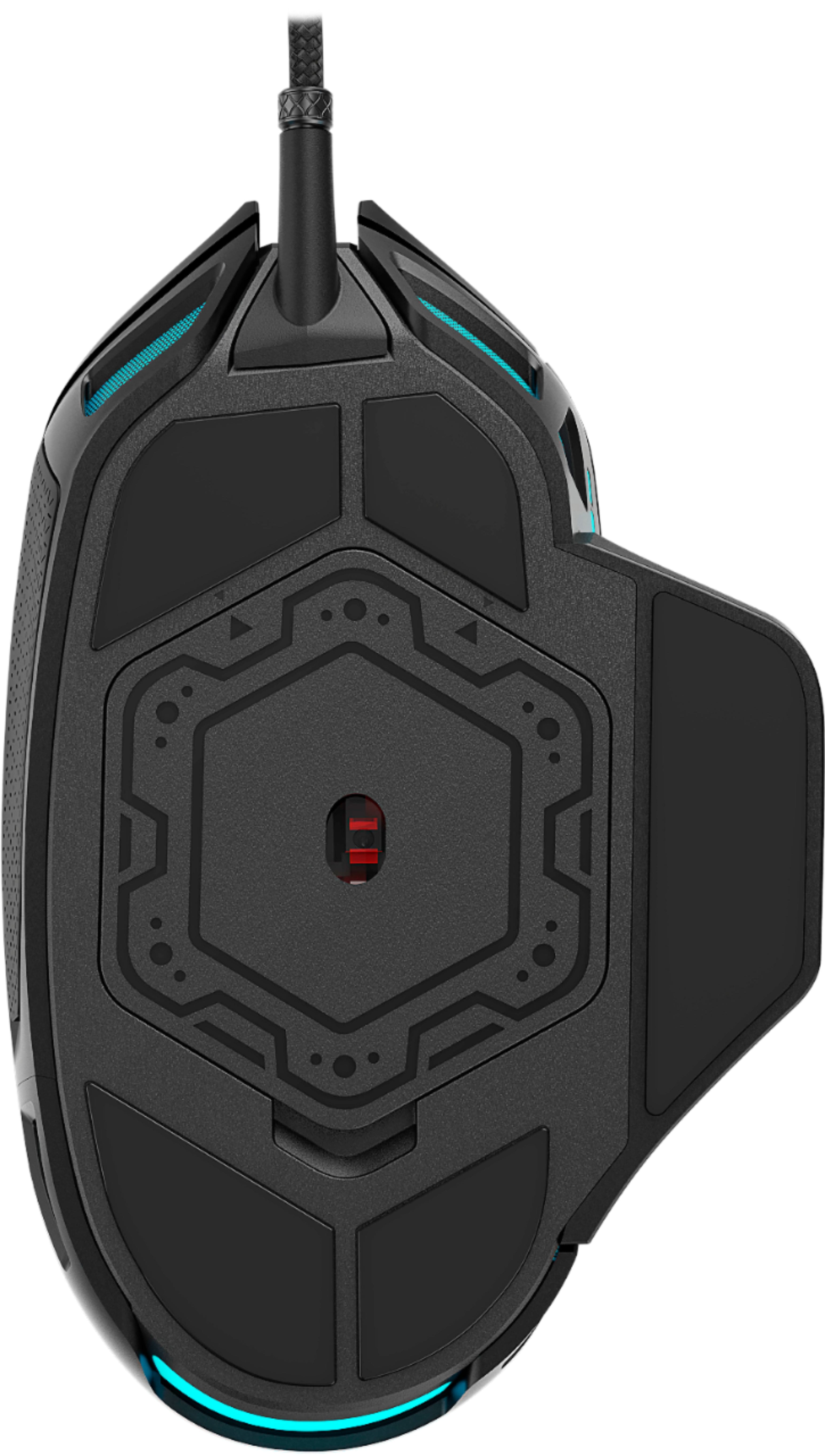 Alt View 19. CORSAIR - Nightsword RGB Tunable FPS/MOBA Wired Optical Gaming Mouse with Adjustable Weights - Black.