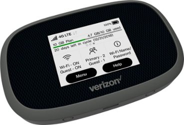 Verizon - Jetpack MiFi 8800L 4G LTE Mobile Hotspot - Gray - Angle_Zoom