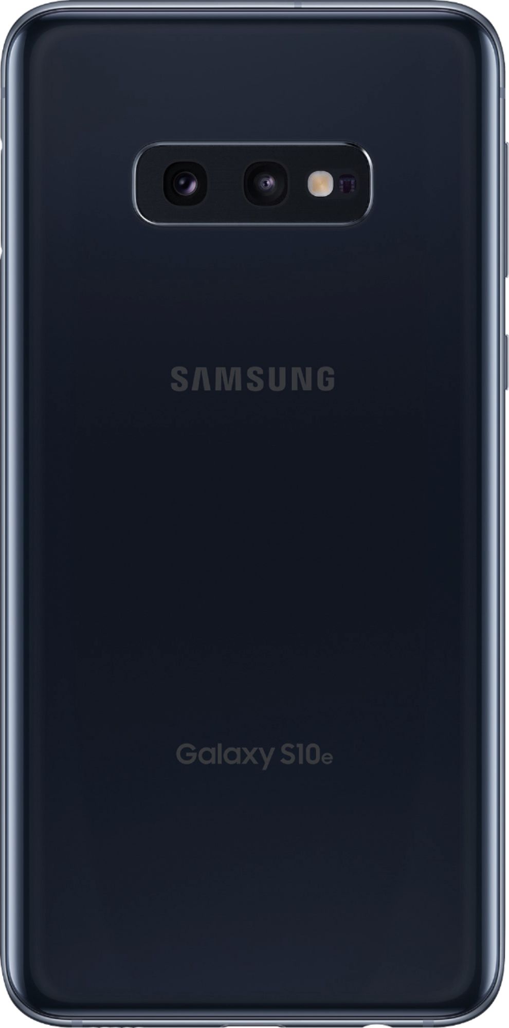 Back View: Simple Mobile - Samsung Galaxy S10E - Prism Black