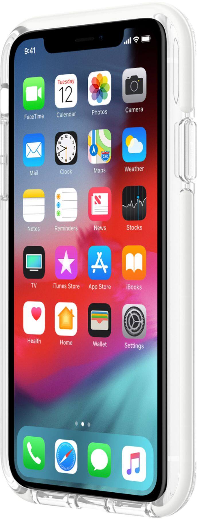 Alt View 12. kate spade new york - Defensive Hardshell Case for Apple® iPhone® XR - Black/Clear/Cream/Gold Stripe.