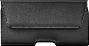 Insignia™ - Universal Holster Case for Screens up to 6.8" - Black - Front_Zoom
