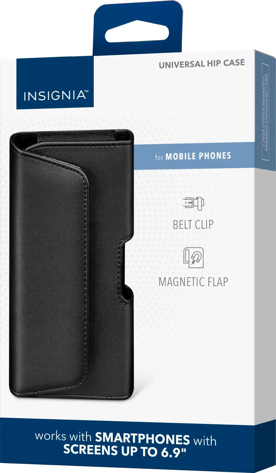 Alt View 13. Insignia™ - Universal Holster Case for Screens up to 6.8" - Black.