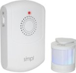 Front Zoom. SMPL - Wander Alert Motion Sensor & Alarm Kit - White.