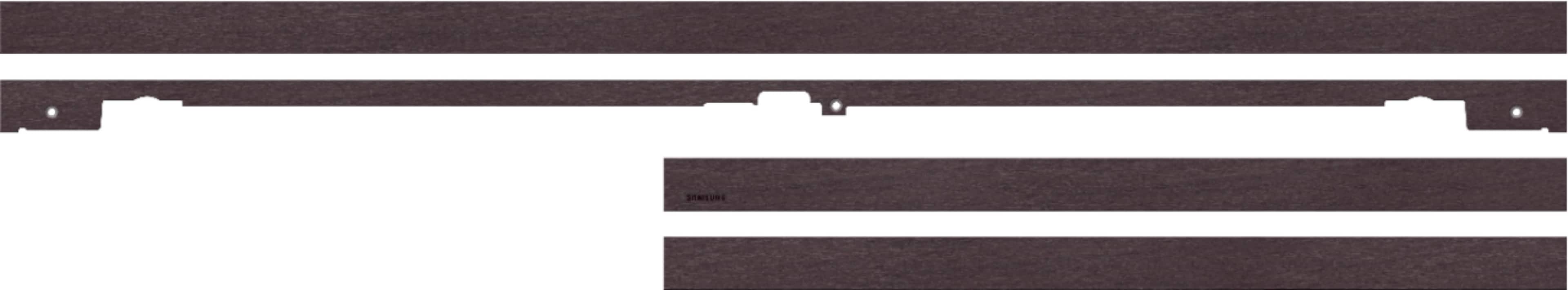 Front. Samsung - 55" The Frame Customizable Bezel - Beige.