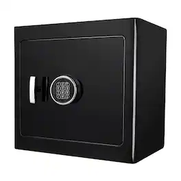 Barska - Digital Keypad Fireproof Jewelry Safe 1.01 Cu Ft - Black