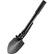 Front. Barska - Foldable Metal Shovel - Black.