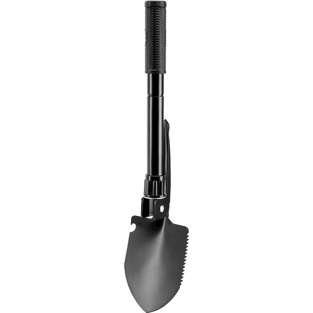 Left. Barska - Foldable Metal Shovel - Black.