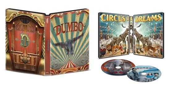 Front Standard. Dumbo [SteelBook] [Includes Digital Copy] [4K Ultra HD Blu-ray/Blu-ray] [Only @ Best Buy] [2019].