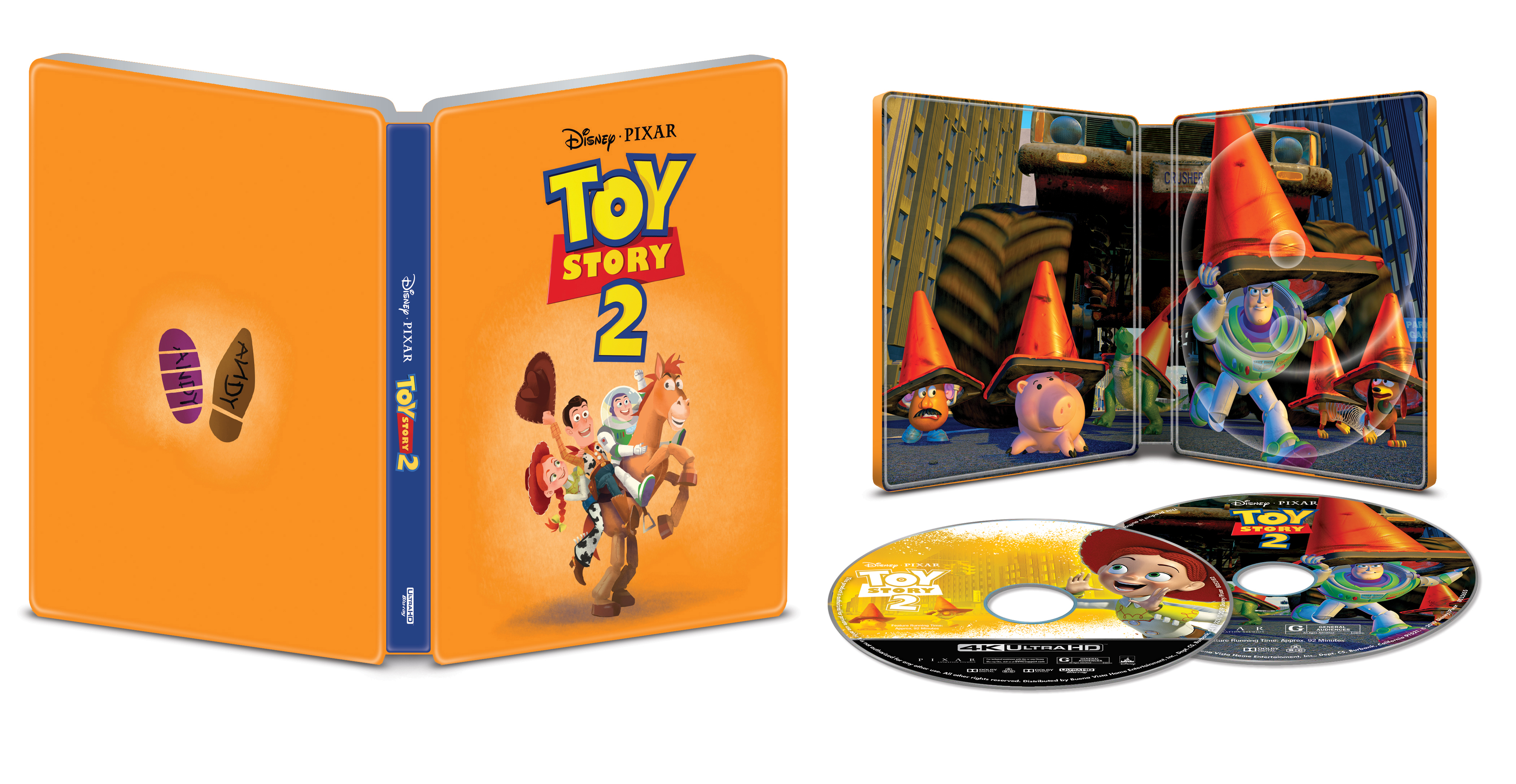 Best Buy Toy Story 2 Steelbook Includes Digital Copy 4k Ultra Hd Blu Ray Blu Ray Only Best Buy 1999