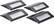 Alt View 12. MAXSA Innovations - Solar-Powered LED Deck Lights (8-Pack) - Bronze.