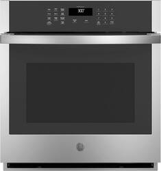 GE - 27" Built-In Single Electric Wall Oven - Stainless Steel - Front_Zoom