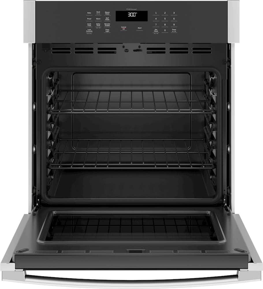 Alt View 11. GE - 27" Built-In Single Electric Wall Oven - Stainless Steel.