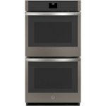 Front. GE - 27" Built-In Double Electric Convection Wall Oven.