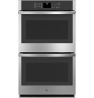 GE - 30" Built-In Double Electric Wall Oven - Stainless Steel - Front_Zoom