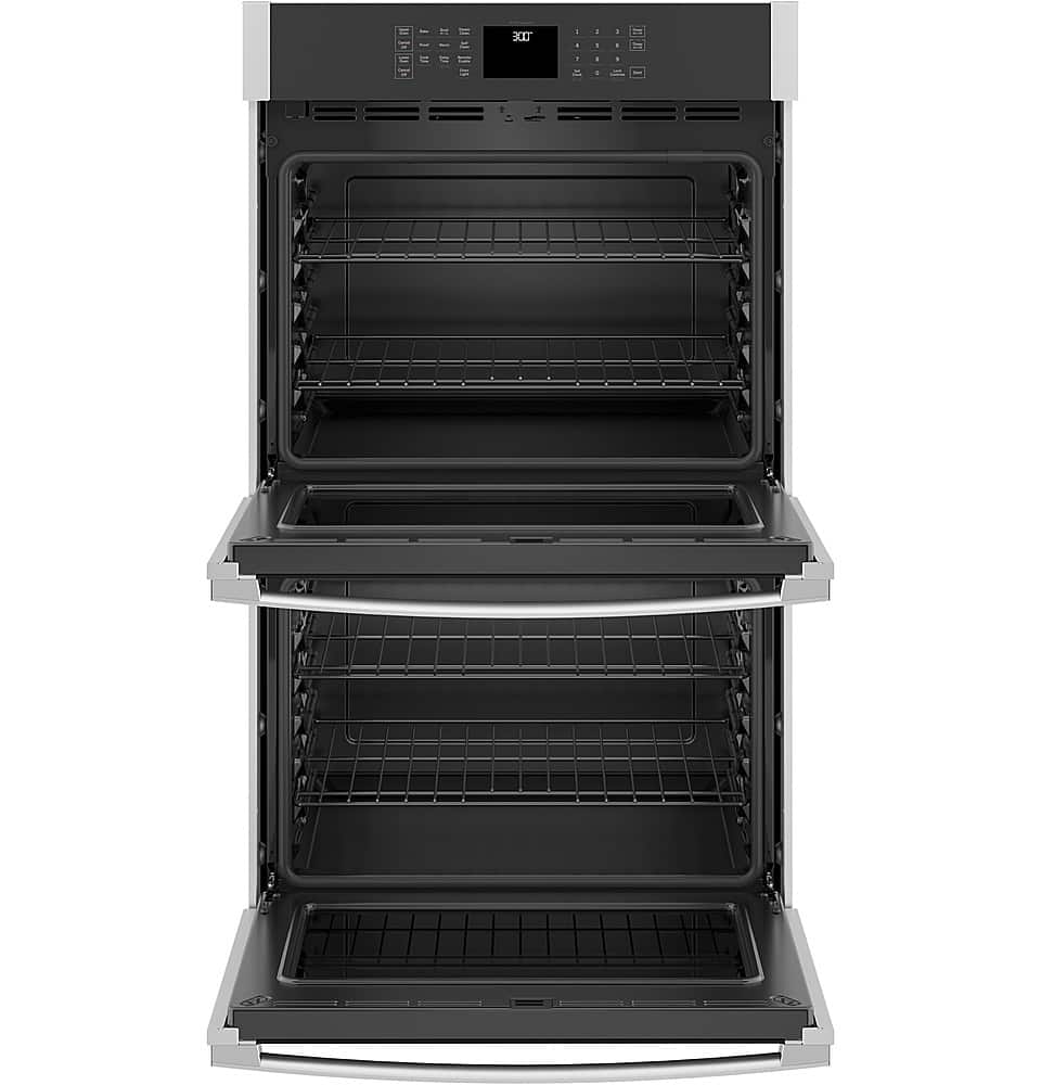 Alt View 13. GE - 30" Built-In Double Electric Wall Oven - Stainless Steel.