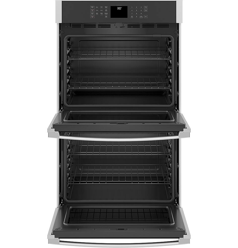 Alt View 13. GE - 30" Built-In Double Electric Wall Oven - Stainless Steel.