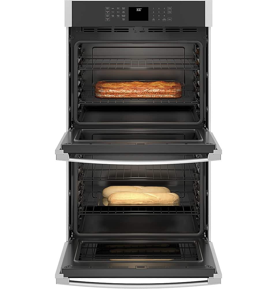 Alt View 15. GE - 30" Built-In Double Electric Wall Oven - Stainless Steel.