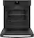 Alt View 12. GE - 27" Built-In Single Electric Convection Wall Oven - Black.