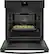 Alt View 13. GE - 27" Built-In Single Electric Convection Wall Oven - Black.
