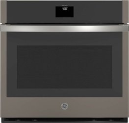 GE - 30" Built-In Single Electric Convection Wall Oven - Slate - Front_Zoom