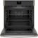 Alt View 12. GE - 30" Built-In Single Electric Convection Wall Oven - Slate.