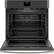 Alt View 12. GE - 30" Built-In Single Electric Convection Wall Oven - Slate.