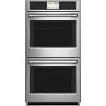 Café - 27" Built-In Double Electric Convection Wall Oven - Stainless steel - Front_Standard