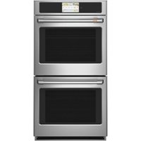 Café - 27" Built-In Double Electric Convection Wall Oven - Stainless steel - Front_Zoom