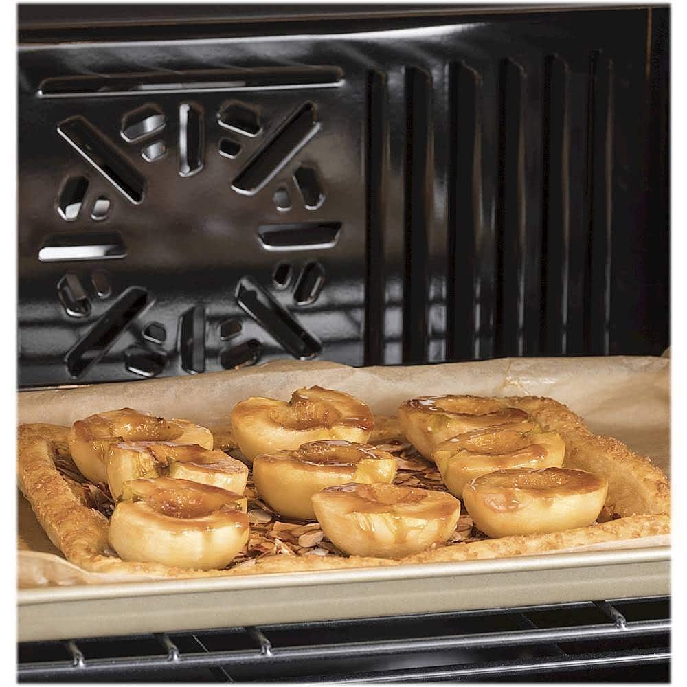 Alt View 12. Café - 27" Built-In Double Electric Convection Wall Oven, Customizable - Stainless steel.