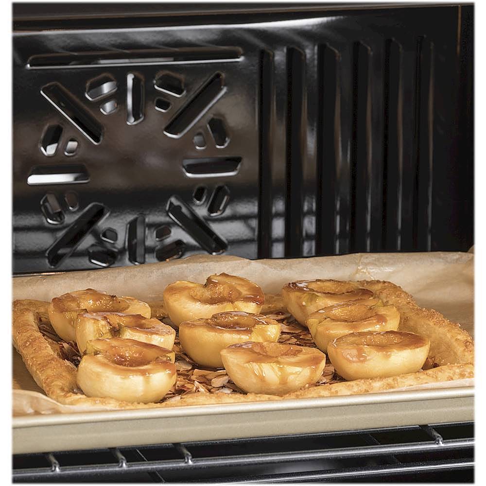 Alt View 12. Café - 27" Built-In Double Electric Convection Wall Oven, Customizable - Stainless steel.