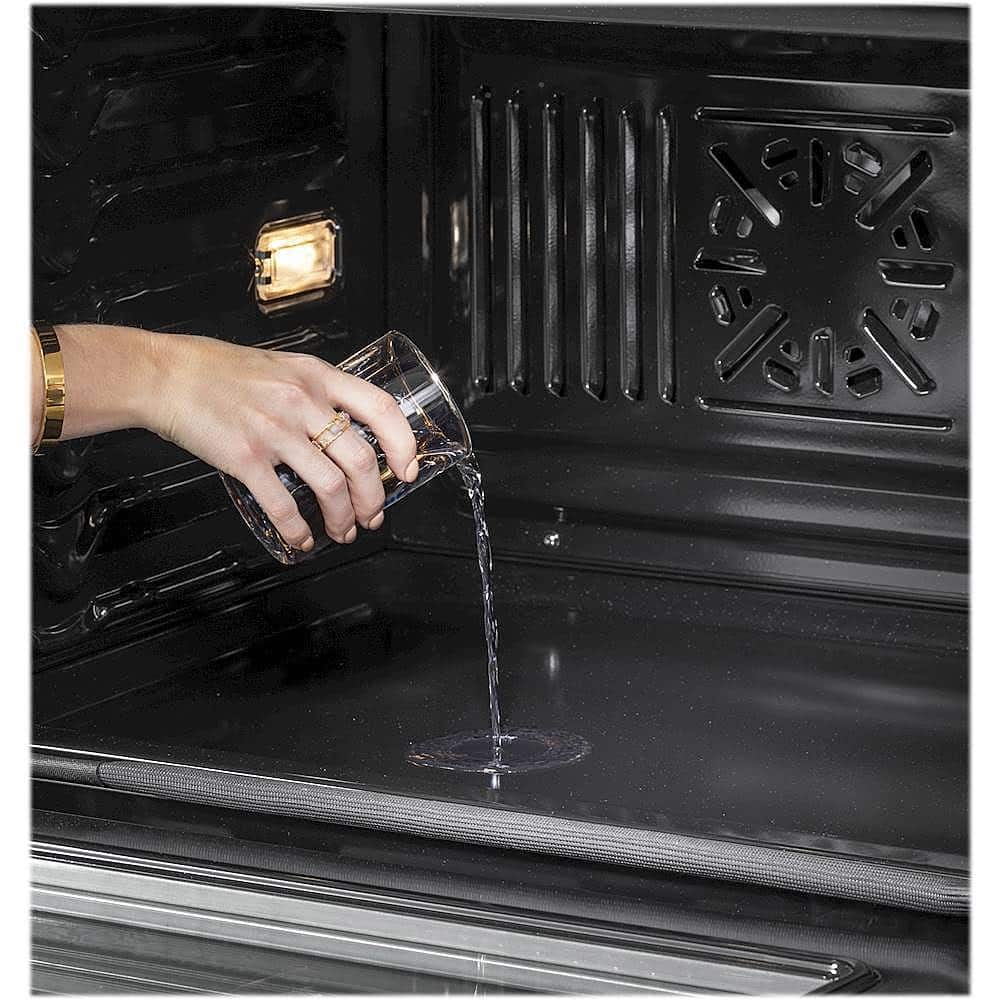 Alt View 13. Café - 27" Built-In Double Electric Convection Wall Oven, Customizable - Stainless steel.