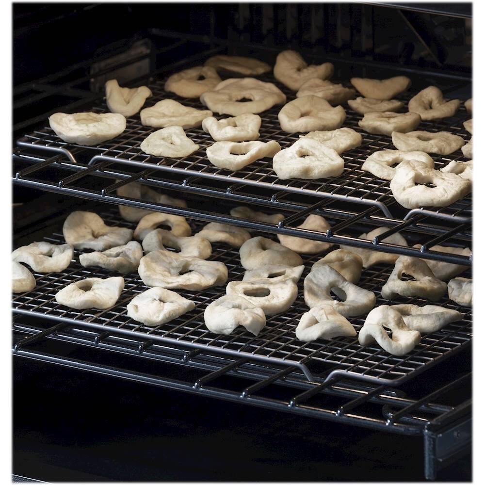 Alt View 15. Café - 27" Built-In Double Electric Convection Wall Oven, Customizable - Stainless steel.