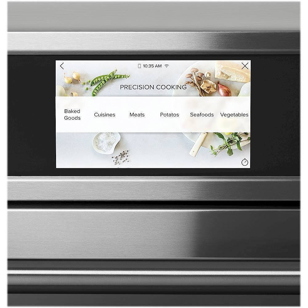Alt View 18. Café - 27" Built-In Double Electric Convection Wall Oven, Customizable - Stainless steel.