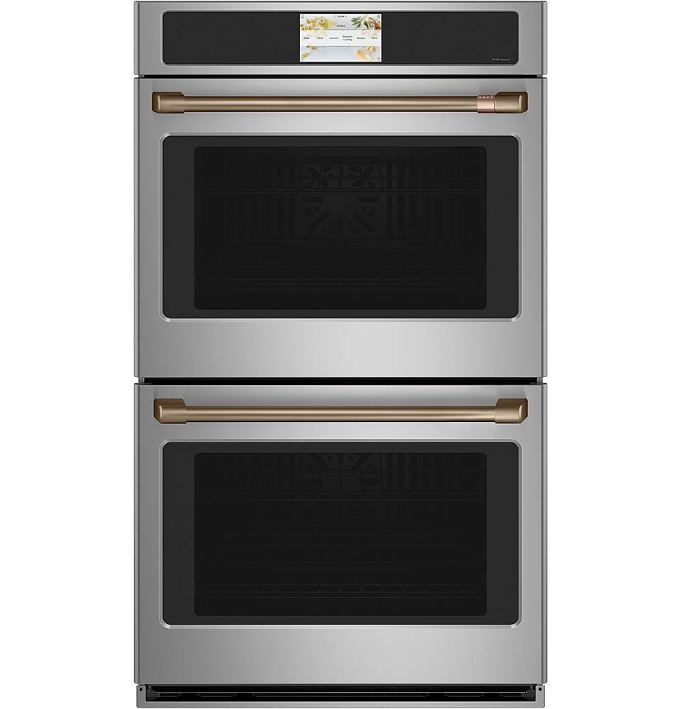 Alt View 37. Café - 27" Built-In Double Electric Convection Wall Oven, Customizable - Stainless steel.