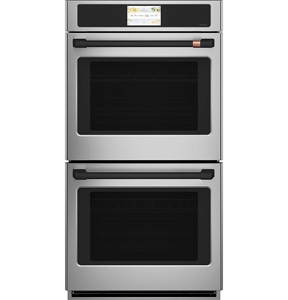 Alt View 39. Café - 27" Built-In Double Electric Convection Wall Oven, Customizable - Stainless steel.