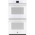 GE - 27" Built-In Double Electric Wall Oven - White