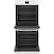 Alt View 11. GE - 27" Built-In Double Electric Wall Oven - White.