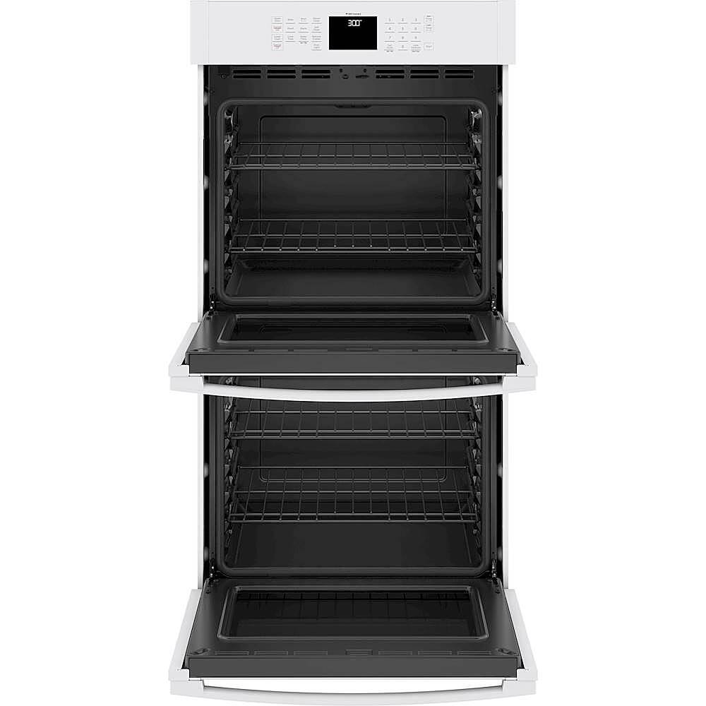 Alt View 11. GE - 27" Built-In Double Electric Wall Oven - White.