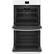 Alt View 13. GE - 30" Built-In Double Electric Convection Wall Oven - White.