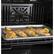 Alt View 20. GE - 30" Built-In Double Electric Convection Wall Oven - Black Slate.
