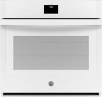 GE - 30" Built-In Single Electric Convection Wall Oven - White - Front_Zoom