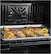 Alt View 19. GE - 30" Built-In Single Electric Convection Wall Oven - White.
