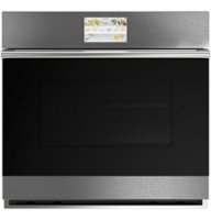 Café - 30" Built-In Single Electric Convection Wall Oven - Platinum Glass - Front_Zoom