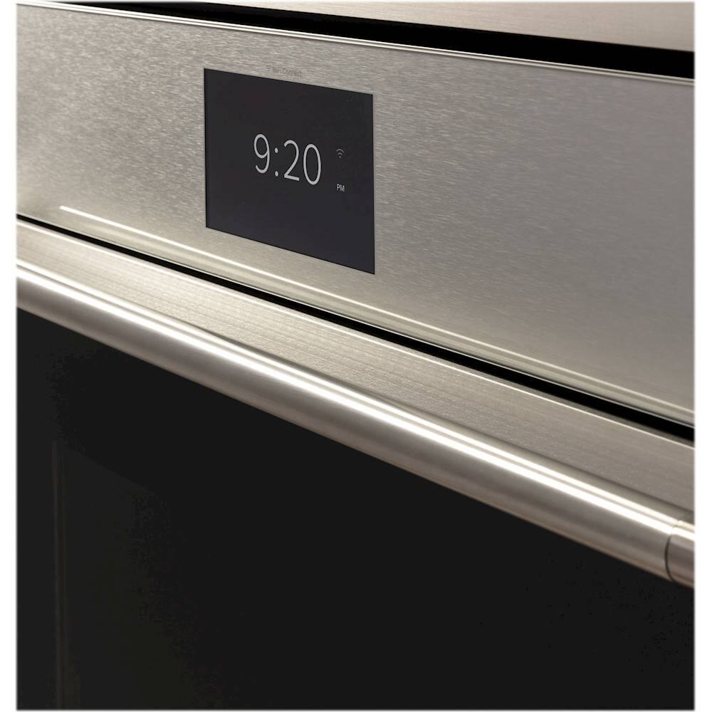 Alt View 28. Café - 30" Built-In Single Electric Convection Wall Oven - Platinum Glass.