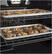Alt View 17. GE - 30" Built-In Single Electric Convection Wall Oven - Black.
