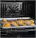 Alt View 19. GE - 30" Built-In Single Electric Convection Wall Oven - Black.