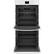 Alt View 12. GE - 27" Built-In Double Electric Convection Wall Oven - White.