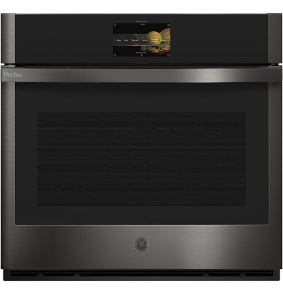 GE – Profile Series 30″ Built-In Single Electric Convection Wall Oven – Black stainless steel