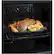 Alt View 21. GE Profile - 30" Smart Built-In Single Electric Convection Wall Oven with Air Fry & Precision Cooking - Black Stainless Steel.